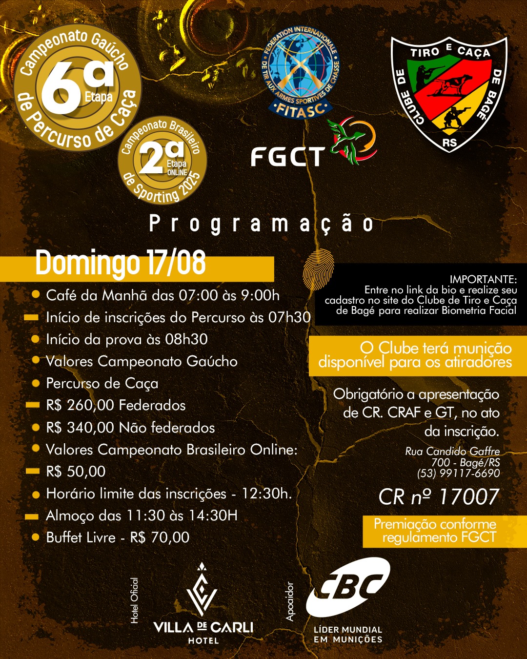 6 etapa percurso bage 17082025 2