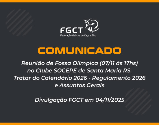 Aviso Fossa Olímpica 2026