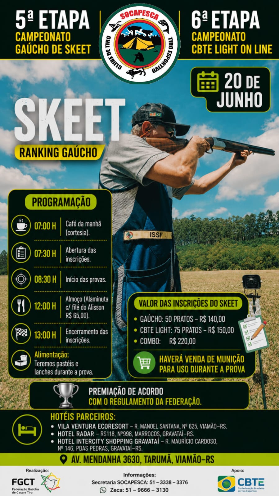 SKEET 5 ETAPA SOCAPESCA 20062026