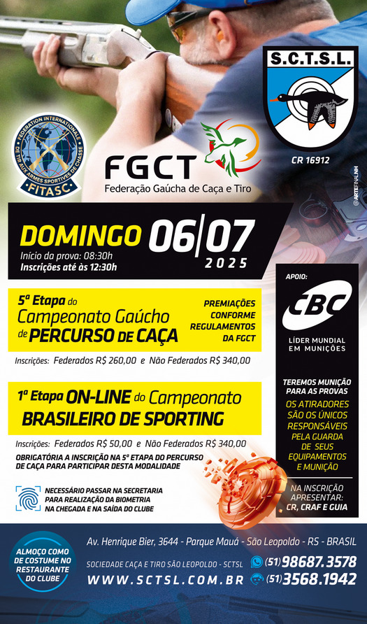 percurso de caca sctsl 06072025