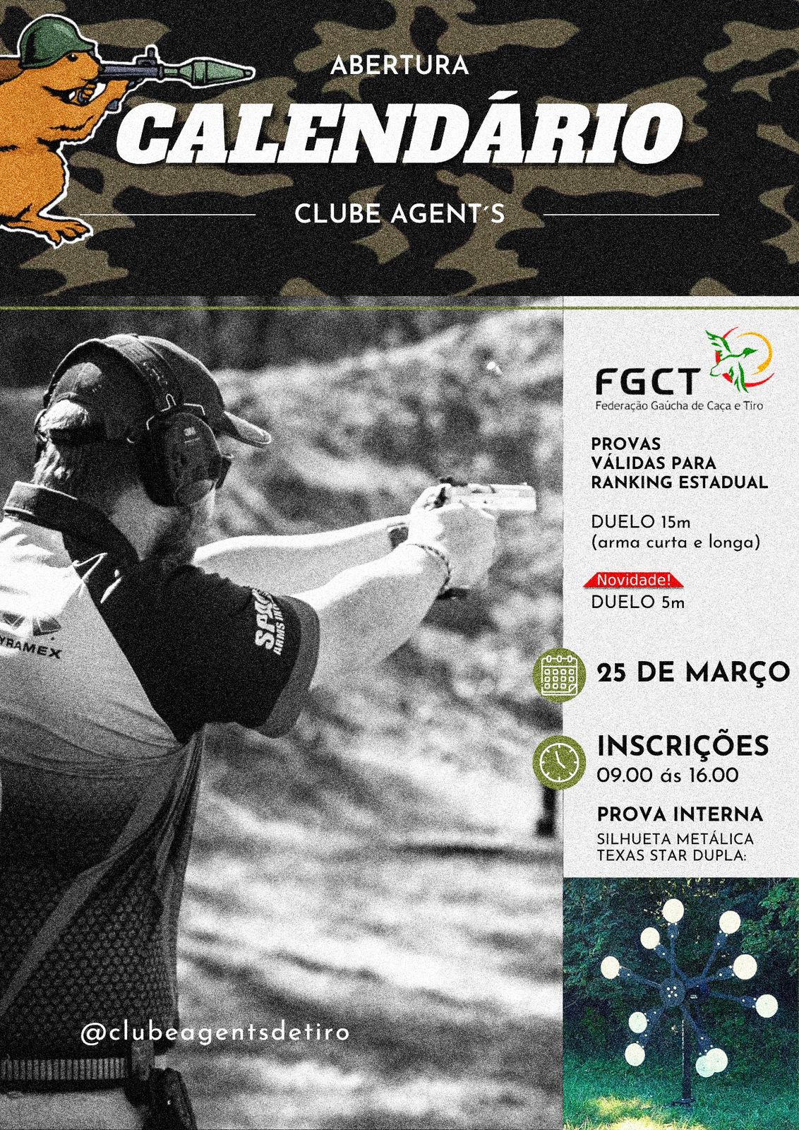 prova clube agents caxias