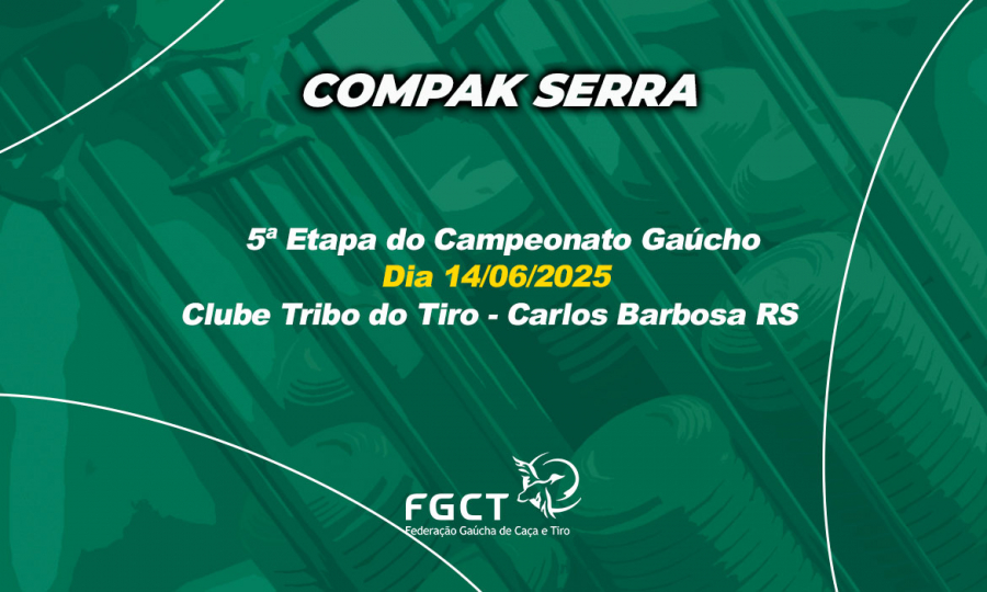 [COMPAK SERRA] - 5ª Etapa do Campeonato Gaúcho - 14/06