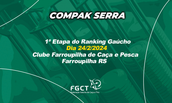 [PROVA REALIZADA] - 1ª Etapa do Ranking Gaúcho - 24/2