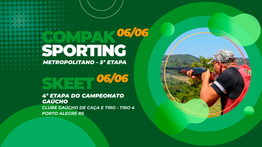 [COMPAK E SKEET] - 5ª Etapa de Compak e 4ª Etapa de skeet - 06/06