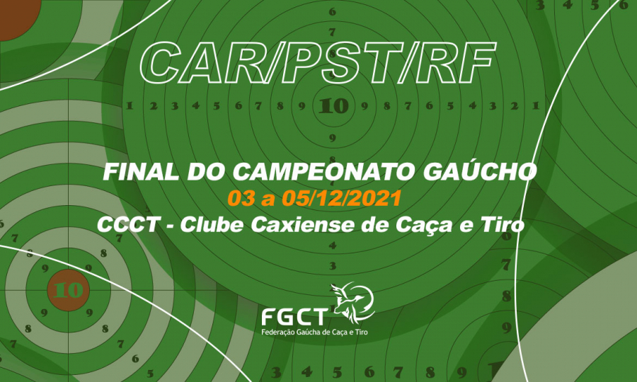 [PROVA REALIZADA] - Final do Campeonato Gaúcho - 03 a 05/12