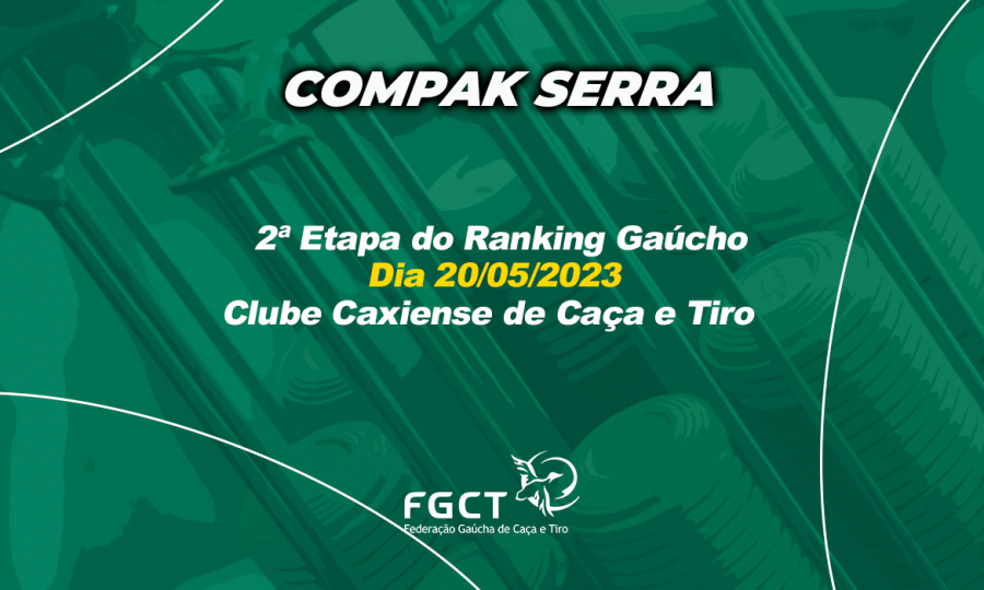 [PROVA REALIZADA] - 2ª Etapa do Ranking Gaúcho - 20/05