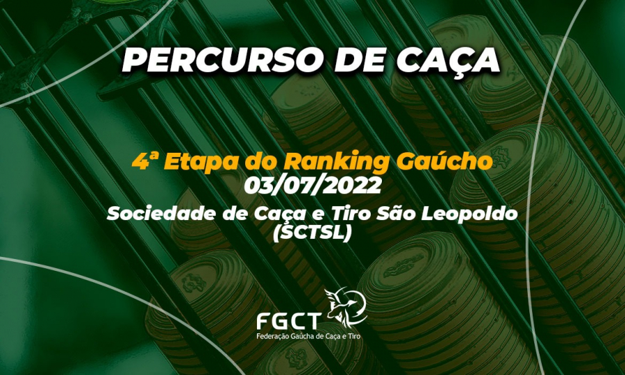 [PERCURSO DE CAÇA] - 4ª Etapa de Compak Metropolitano - 03/07