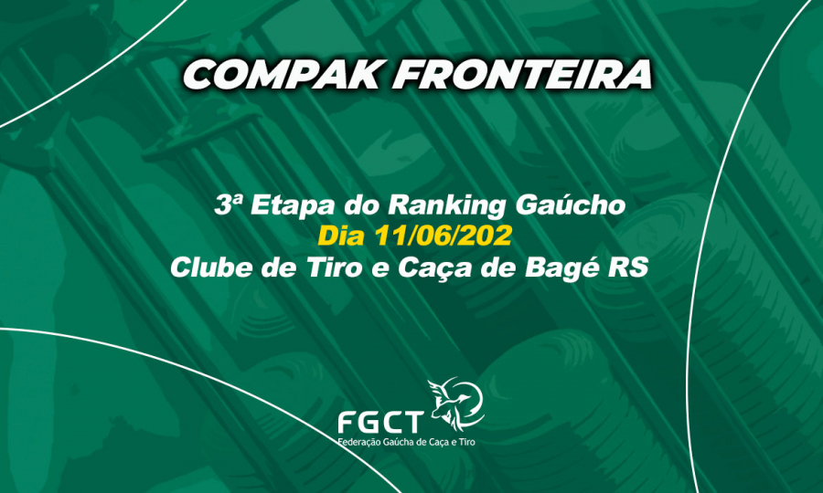 [PROVA REALIZADA] - 3ª Etapa do Ranking Gaúcho - 11/06