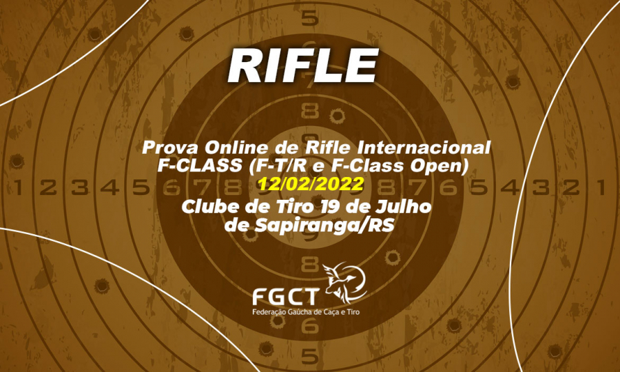 [PROVA REALIZADA] - Prova Online de Rifle Internacional - 12/02