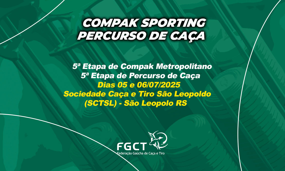 [COMPAK E PERCURSO] - 5ª Etapa Percurso e 5ª Etapa Compak Metropolitano - 05 e 06/07