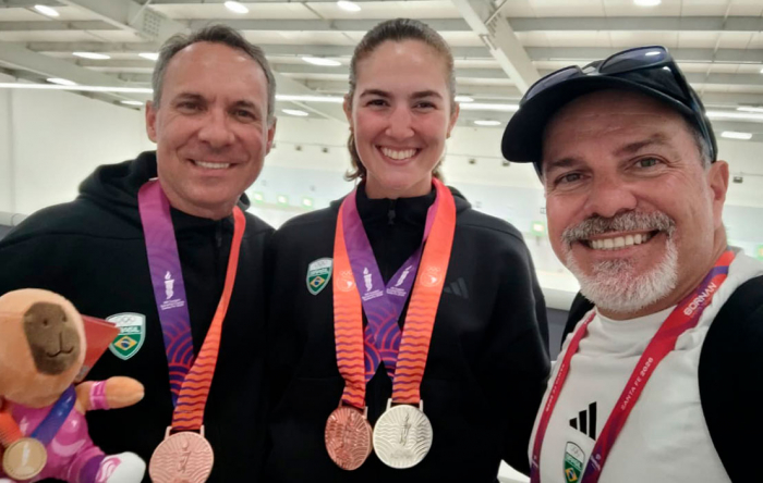 Tiro brasileiro conquista 11 medalhas nos Jogos de Odesur 2026