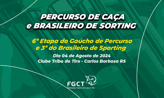 [PROVA REALIZADA] - 6ª Etapa de Percurso e 3ª do Campeonato Brasileiro de Sporting - 4/8