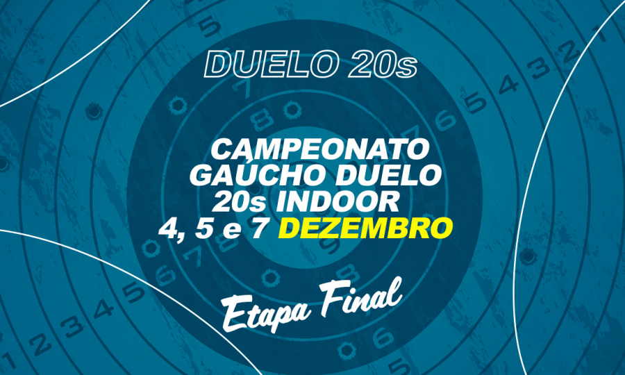 PROVA REALIZADA - Duelo 20s Indoor - Etapa Final - 4, 5 e 7/12