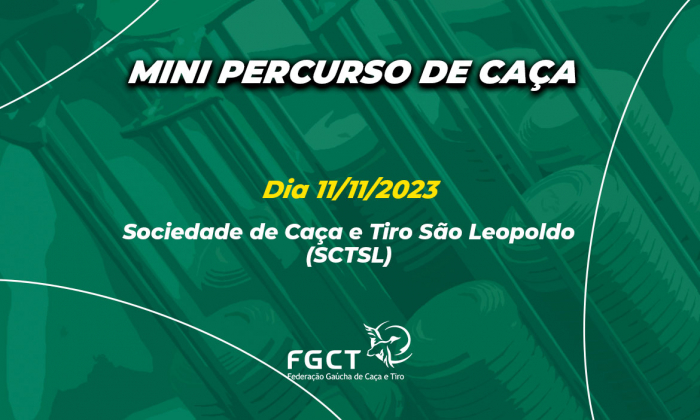 [PROVA REALIZADA] - Mini Percurso de Caça - 11/11