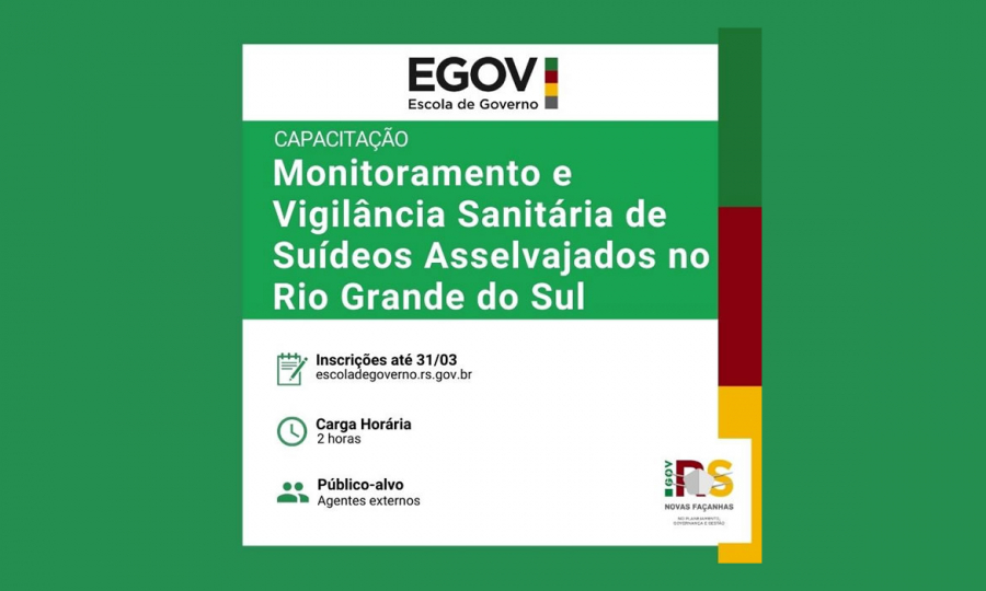 Capacitação para Monitoramento e Vigilância Sanitária de Suídeos Asselvajados