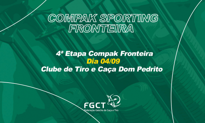 [PROVA REALIZADA] - 4ª Etapa Compak Sporting Fronteira - 04/09