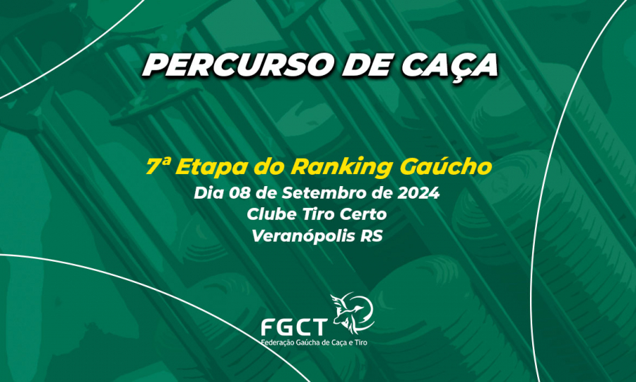[PROVA REALIZADA] - 7ª Etapa do Ranking Gaúcho - 08/09