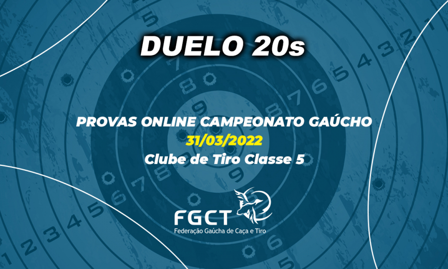 [PROVA REALIZADA] - Duelo 20s - Campeonato Gaúcho Online - 31/03