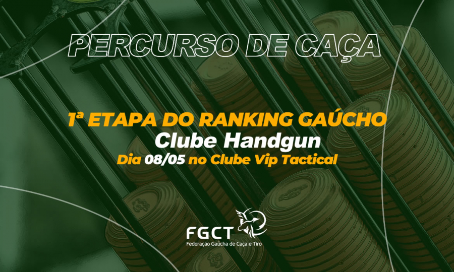 [PROVA REALIZADA] - Percurso de Caça - 1ª Etapa do Ranking Gaúcho - 08/05