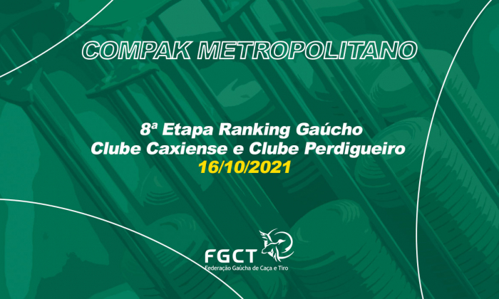 [PROVA REALIZADA] - 8ª Etapa do Ranking Gaúcho - 16/10