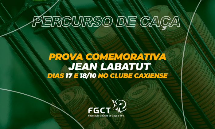 [PROVA REALIZADA] - Percurso de Caça - Prova Comemorativa Jean Labatut - 17 e 18/10